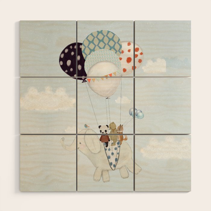 little skies Wood Wall Art Gallery Image 1