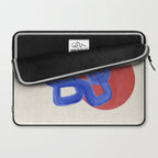 Blue Spiral Eclipse Laptop Sleeve Gallery Image 2