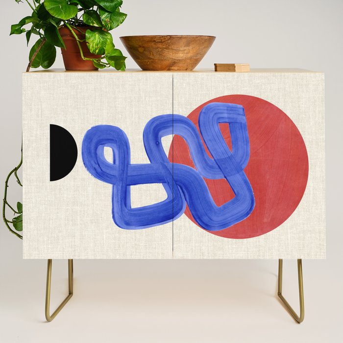 Blue Spiral Eclipse Credenza Gallery Image 1