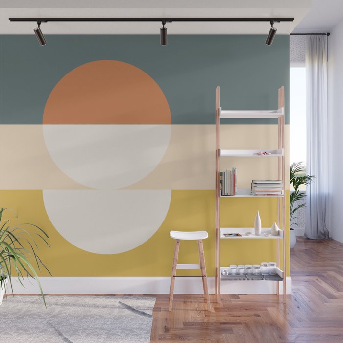 Abstract Geometric 02B Wall Mural Gallery Image 1