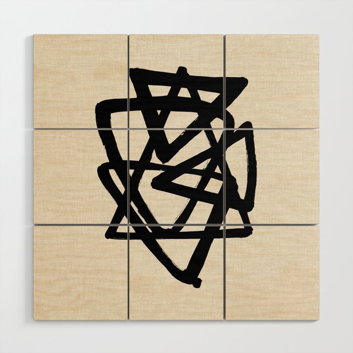 Tri Orbit Wood Wall Art Gallery Image 1