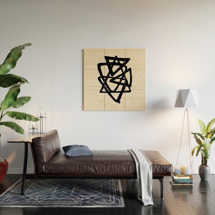 Tri Orbit Wood Wall Art Gallery Image 2