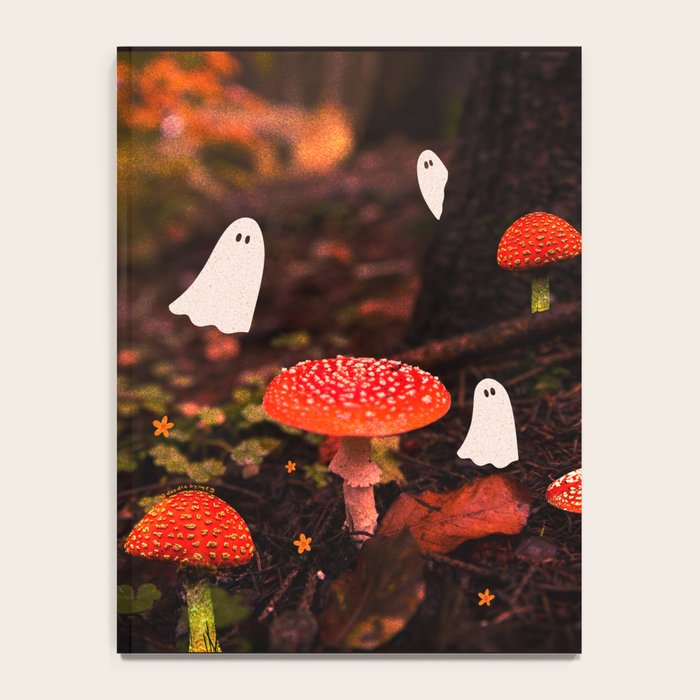 Autumn Ghost Forest Collage Notebook Gallery Image 4