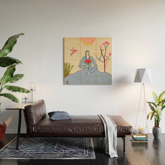 VIRGO Wood Wall Art Gallery Image 2