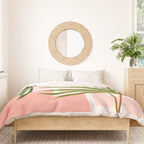 Summer in Belize Abstract Landscape Duvet Cover Gallery Image 3