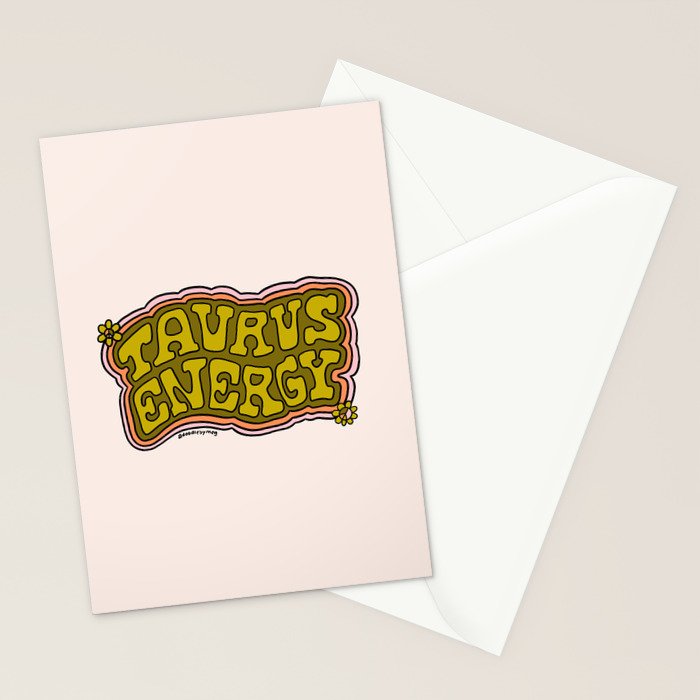 Taurus Energy Stationery Card Gallery Image 2