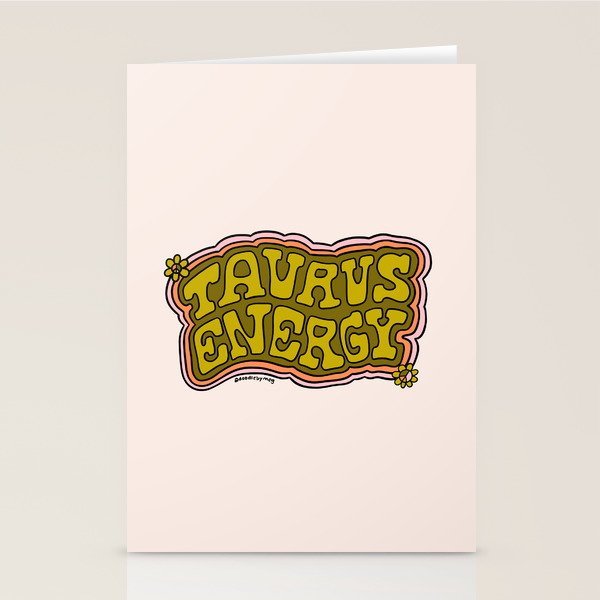 Taurus Energy Stationery Card Gallery Image 2