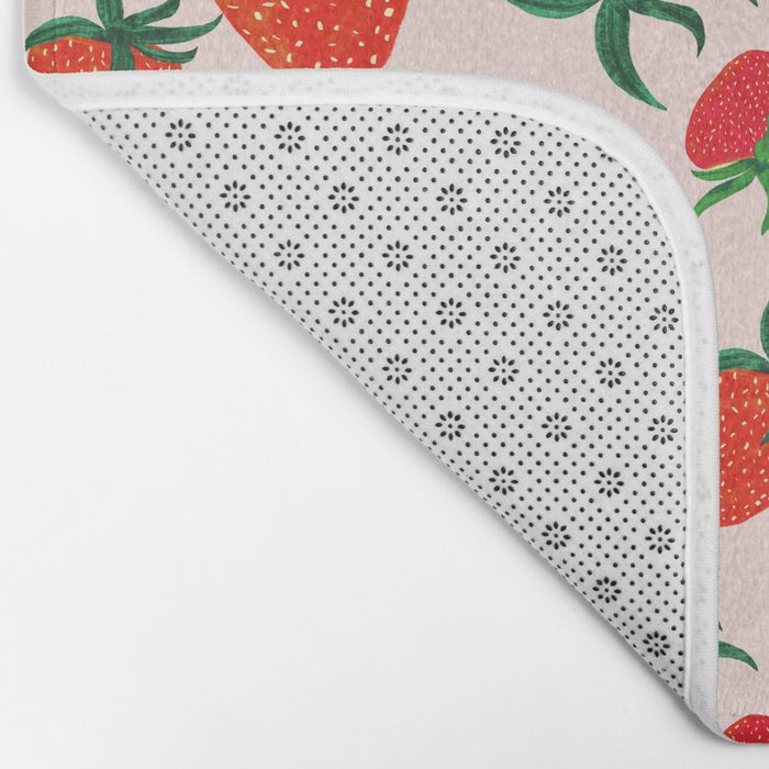 Strawberry Harvest Bath Mat Gallery Image 2