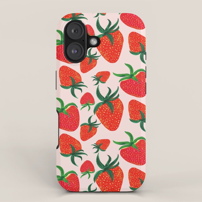 Strawberry Harvest iPhone Case Gallery Image 1