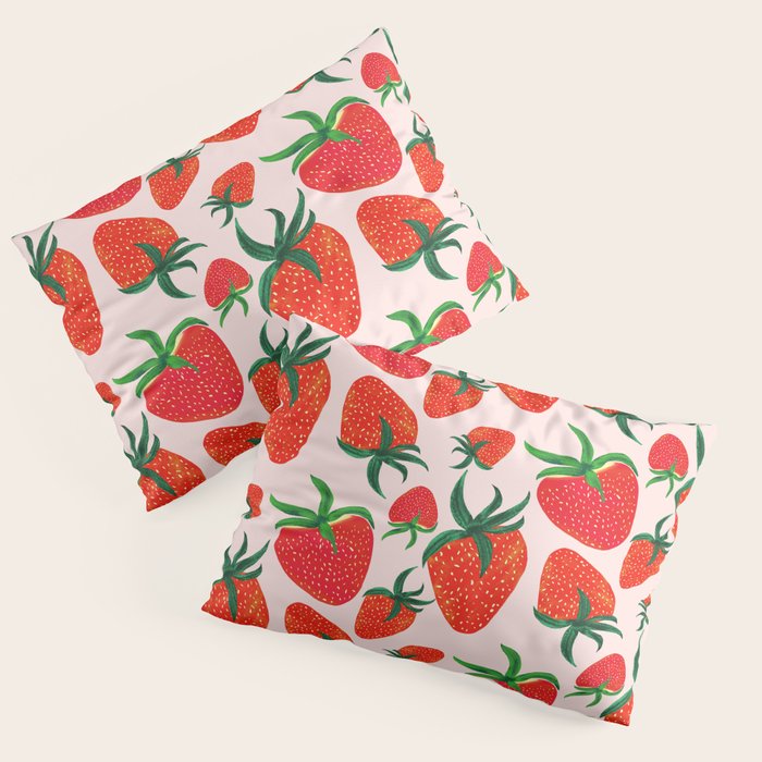 Strawberry Harvest Pillow Sham Gallery Image 3