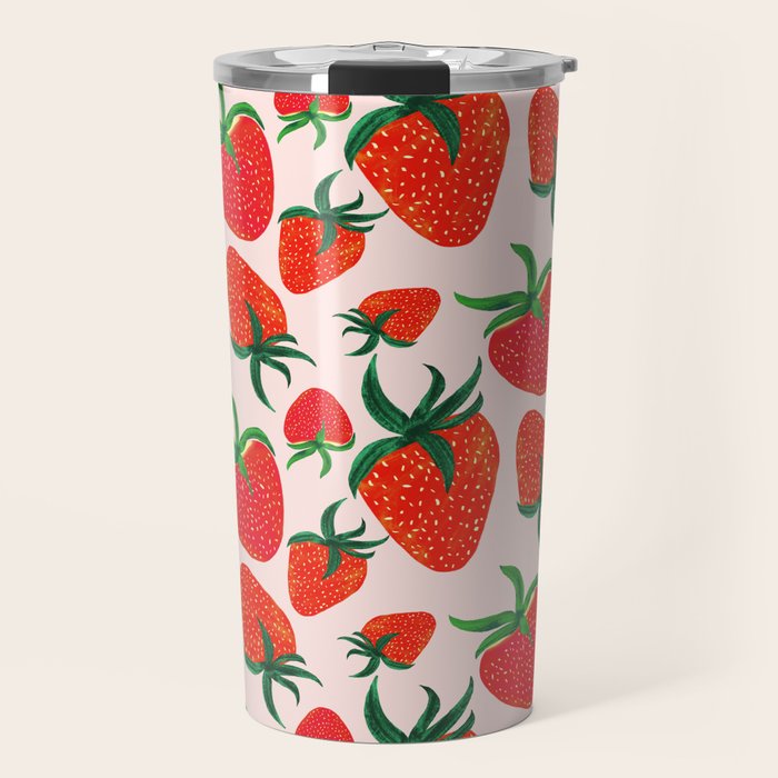 Strawberry Harvest Travel Mug Gallery Image 1