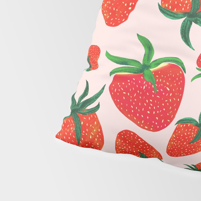 Strawberry Harvest Pillow Sham Gallery Image 4