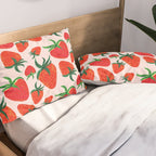 Strawberry Harvest Pillow Sham Gallery Image 2