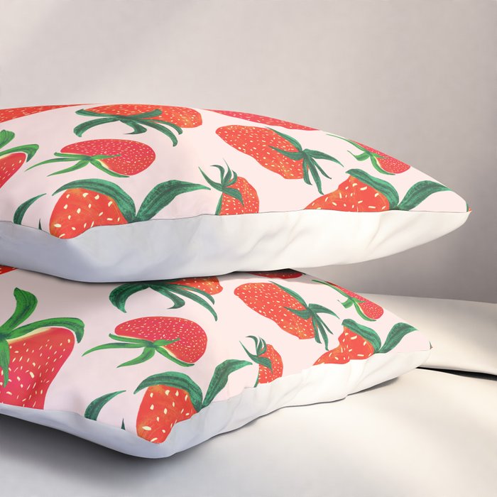 Strawberry Harvest Pillow Sham Gallery Image 3