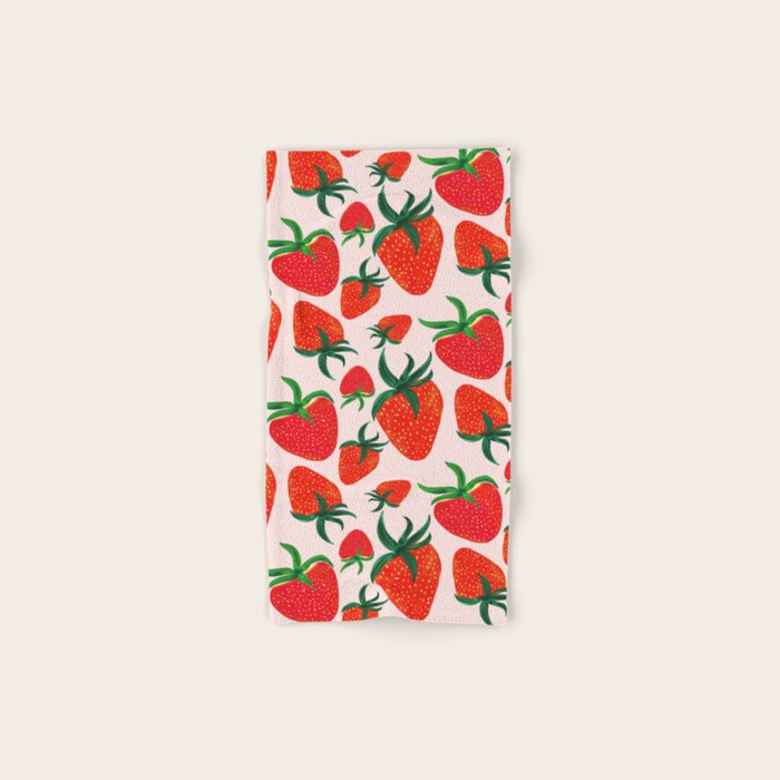 Strawberry Harvest Bath Towel Gallery Image 1
