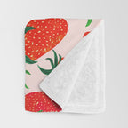 Strawberry Harvest Throw Blanket Gallery Image 3