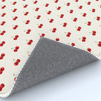 Y2K Cherries - Creme Pattern Miniature Rug Gallery Image 4