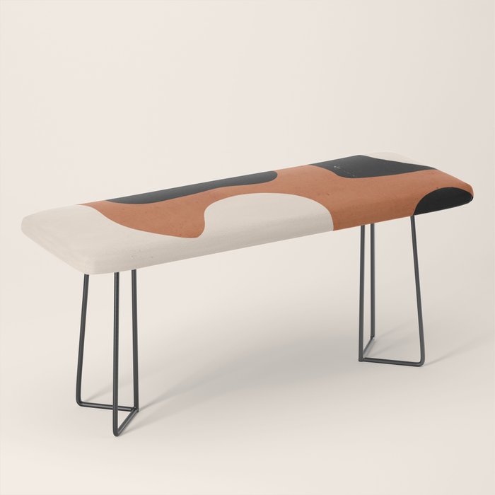Modern Abstract Minimal Shapes 108 Bench Gallery Image 1