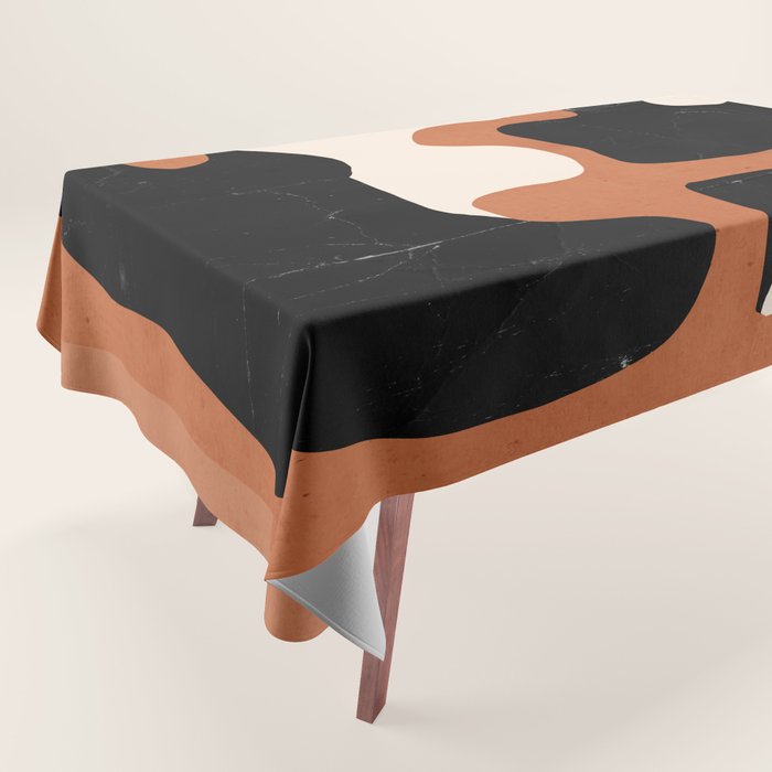 Modern Abstract Minimal Shapes 108 Tablecloth Gallery Image 1