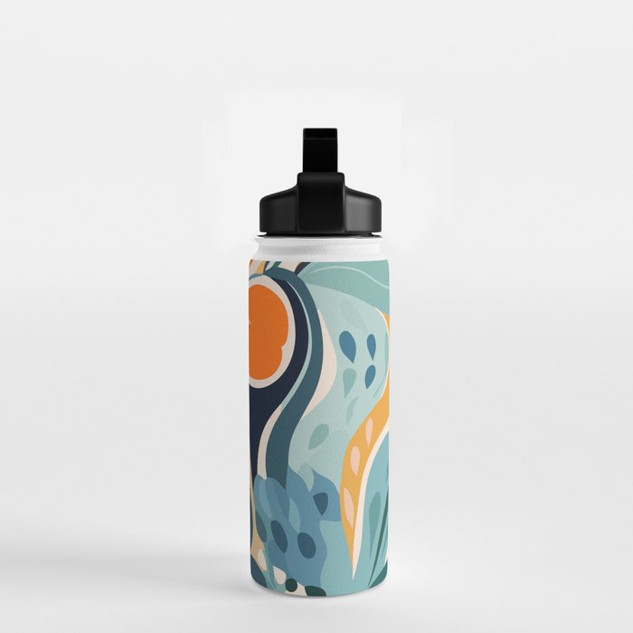 Austin Flower Market Print Water Bottle Gallery Image 2