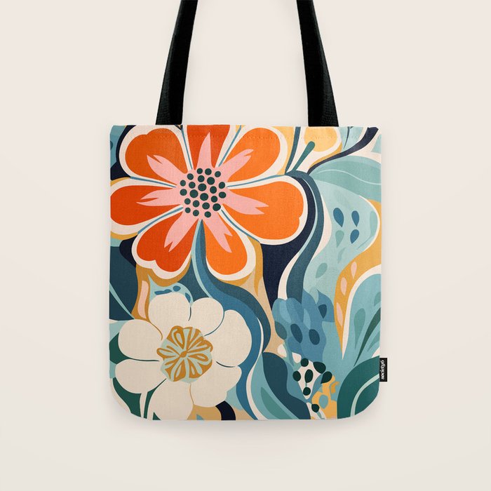 Austin Flower Market Print Tote Bag Gallery Image 1