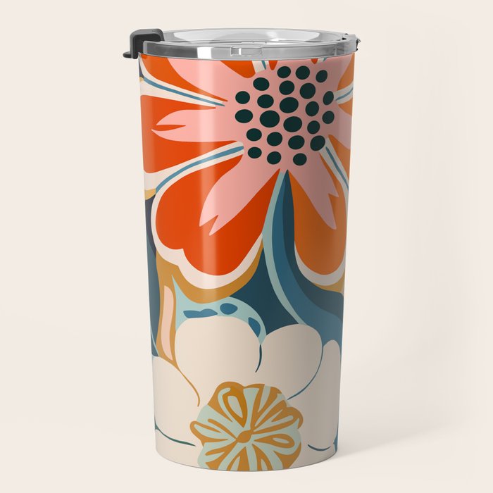 Austin Flower Market Print Travel Mug Gallery Image 3