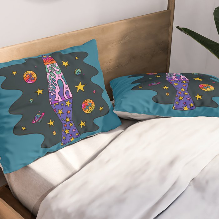 Sagittarius Lava Lamp Pillow Sham Gallery Image 2