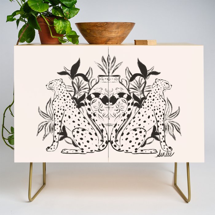 Cheetah Symmetry lines  Credenza Gallery Image 1