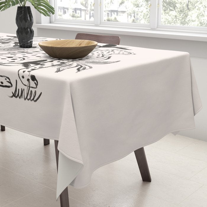Cheetah Symmetry lines  Tablecloth Gallery Image 3
