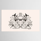 Cheetah Symmetry lines  Tablecloth Gallery Image 2