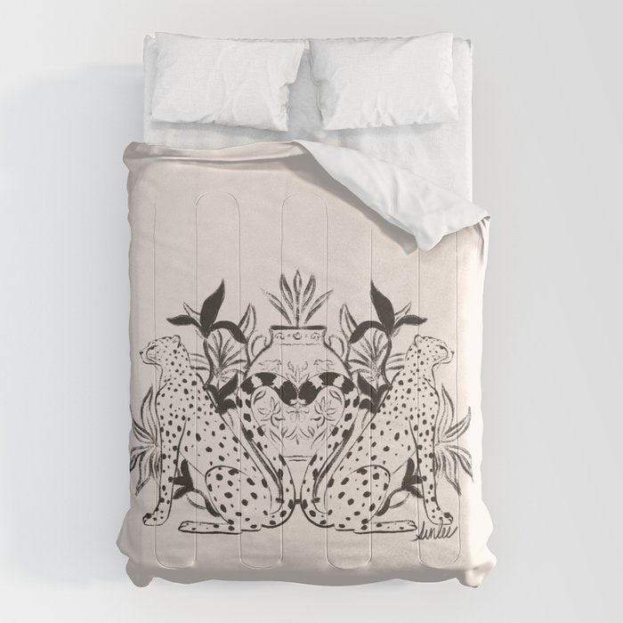 Cheetah Symmetry lines  Comforter Gallery Image 1