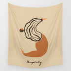 S for Simplicity Wall Tapestry Gallery Image 4