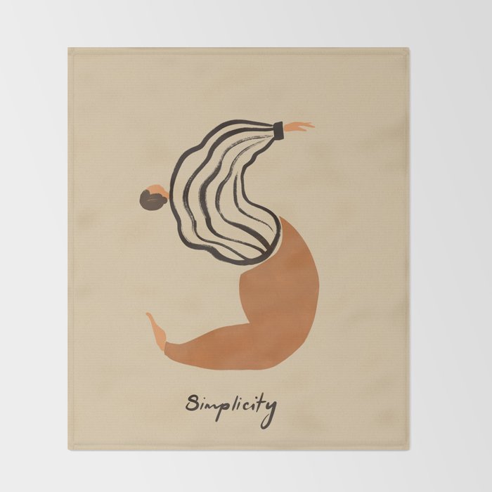 S for Simplicity Throw Blanket Gallery Image 2