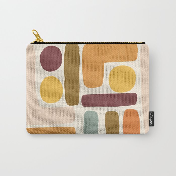 Abstract No.12 Carry All Pouch Gallery Image 1