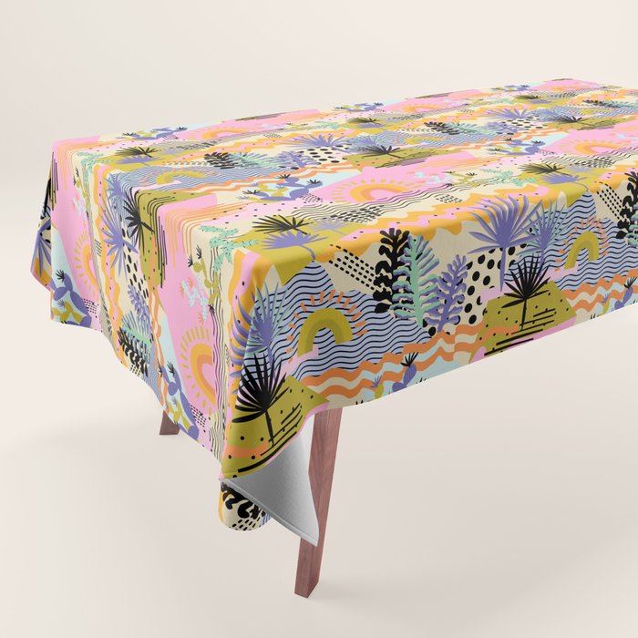 Summer in Palm Springs Tablecloth Gallery Image 1