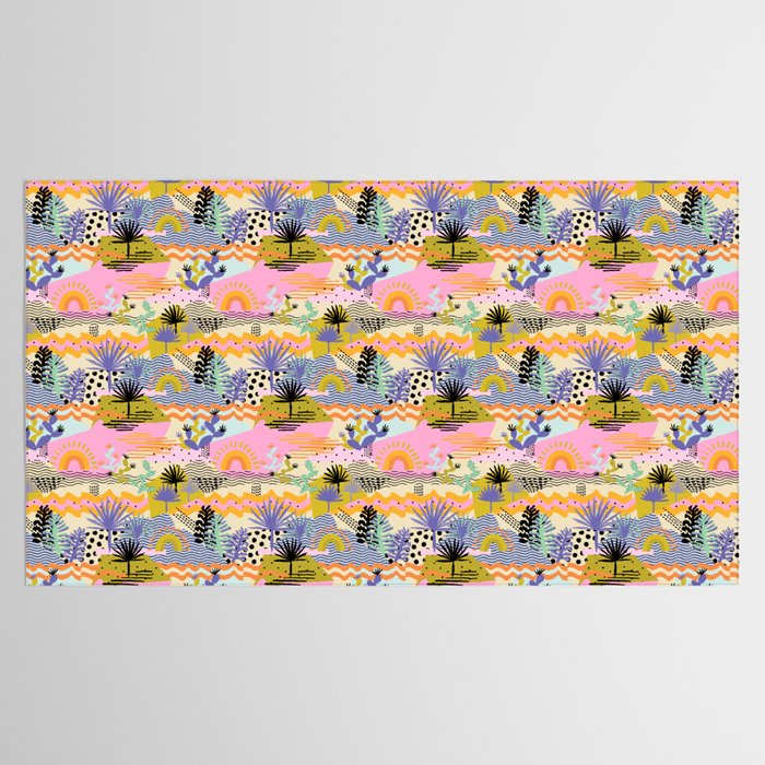 Summer in Palm Springs Tablecloth Gallery Image 2