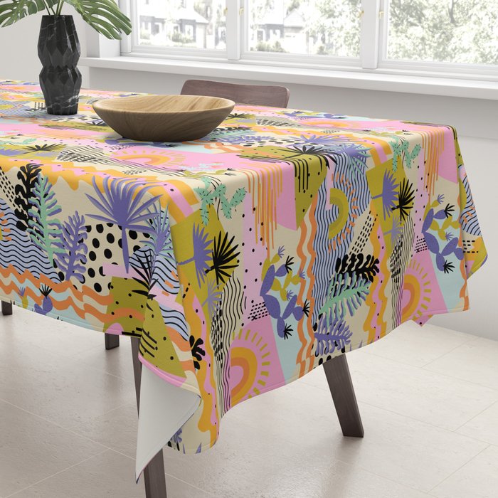 Summer in Palm Springs Tablecloth Gallery Image 3