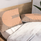 Abstraction_Balance_Round_Bohemian_Shape_Minimalism_001 Pillow Sham Gallery Image 2