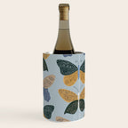 Tattooed Butterflies - Blue & Yellow Wine Chiller Gallery Image 3