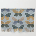 Tattooed Butterflies - Blue & Yellow Wall Hanging Gallery Image 1