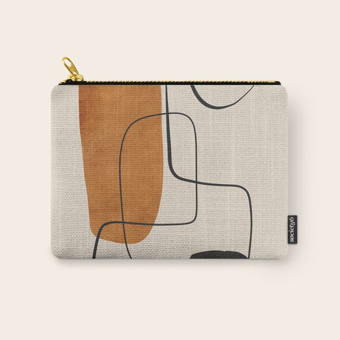 Abstract Minimal Shapes 137 Carry All Pouch Gallery Image 1