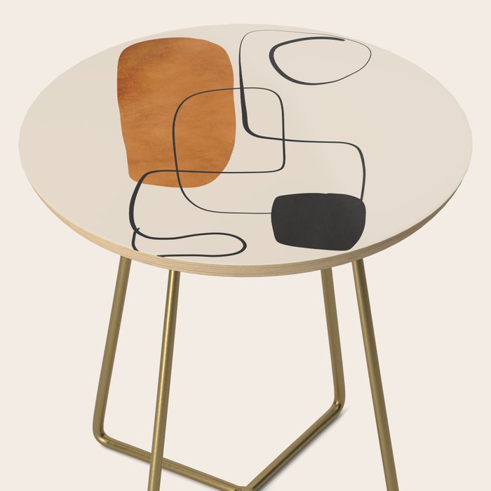 Abstract Minimal Shapes 137 Side Table Gallery Image 2
