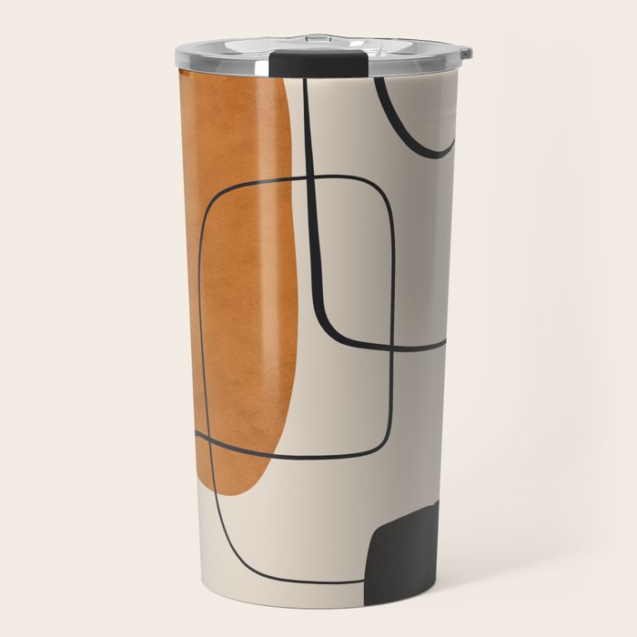 Abstract Minimal Shapes 137 Travel Mug Gallery Image 1
