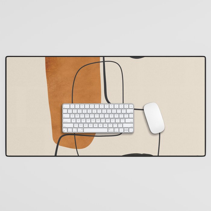 Abstract Minimal Shapes 137 Desk Mat Gallery Image 1