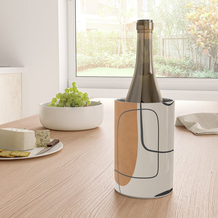 Abstract Minimal Shapes 137 Wine Chiller Gallery Image 4
