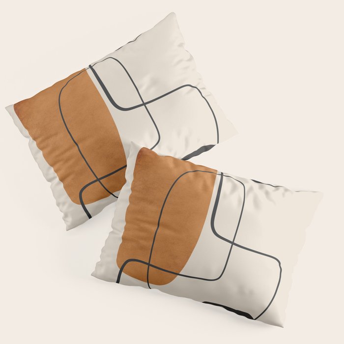 Abstract Minimal Shapes 137 Pillow Sham Gallery Image 3