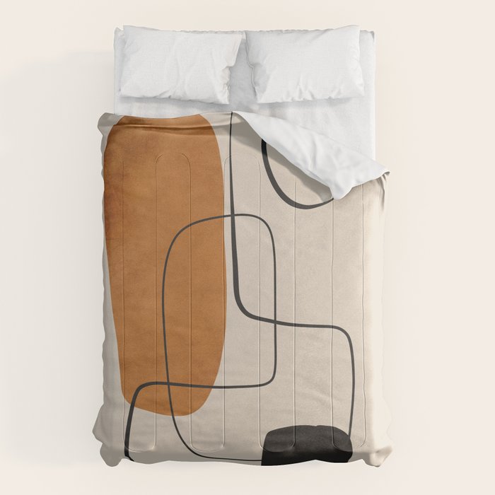 Abstract Minimal Shapes 137 Comforter Gallery Image 6