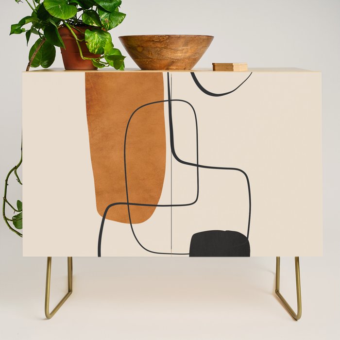 Abstract Minimal Shapes 137 Credenza Gallery Image 1
