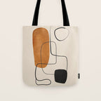 Abstract Minimal Shapes 137 Tote Bag Gallery Image 1