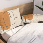 Abstract Minimal Shapes 137 Pillow Sham Gallery Image 2